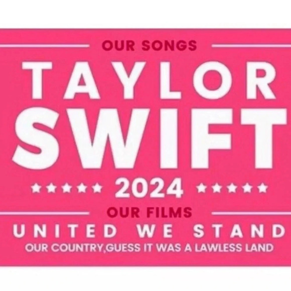 Vote Taylor Swift Flag 2024 Pink United we stand 3x5’ NEW IN PACKAGE banner - Picture 3 of 3